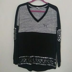 ⭐TRADED⭐VS PINK Bling Long Sleeve